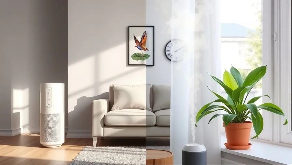 Skillnad mellan luftrenare och luftfuktare